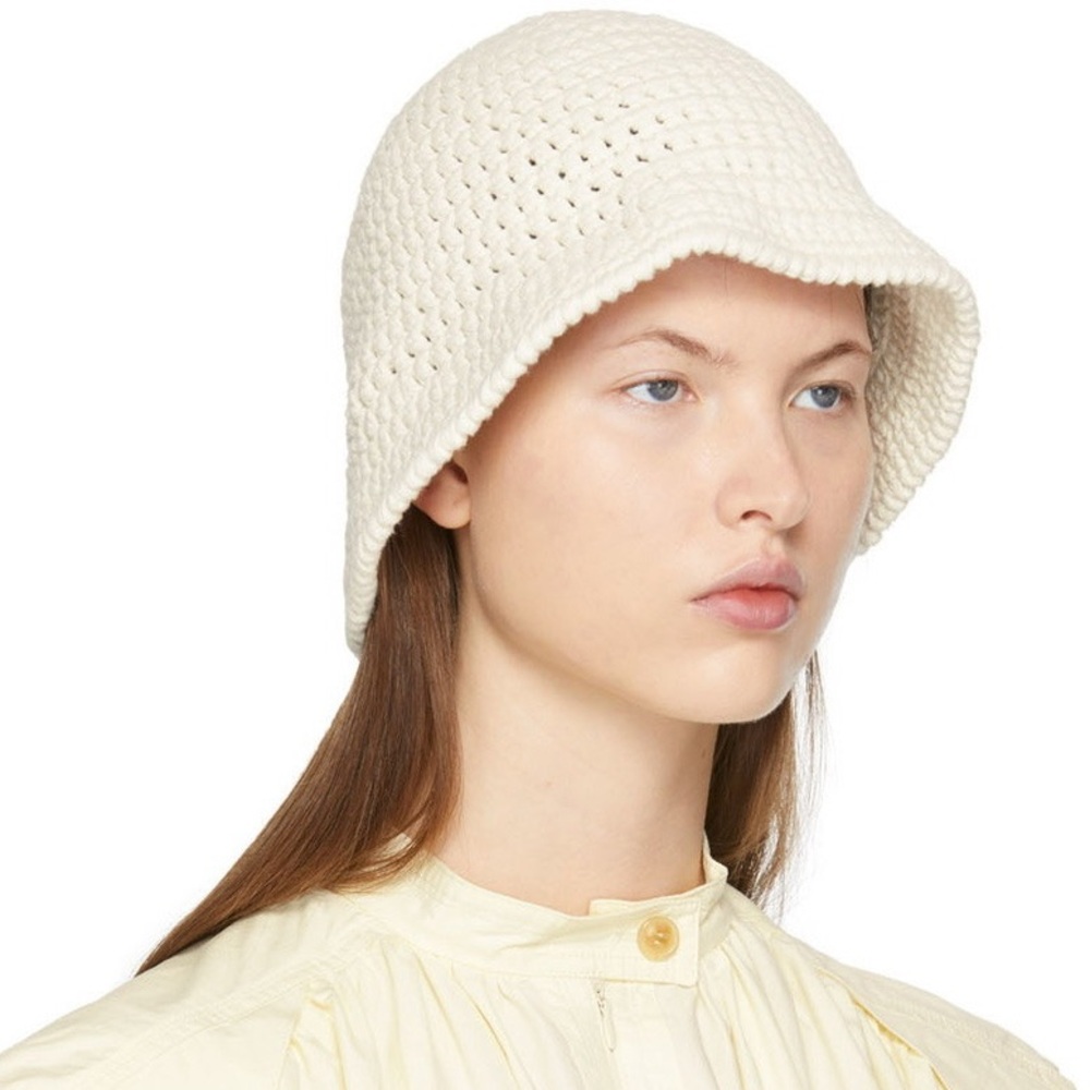 LOW CLASSIC White Hand Bucket Hat - Picture 2 of 8